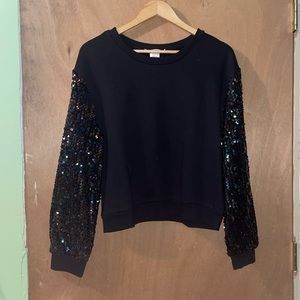 Sequin sweatshirt